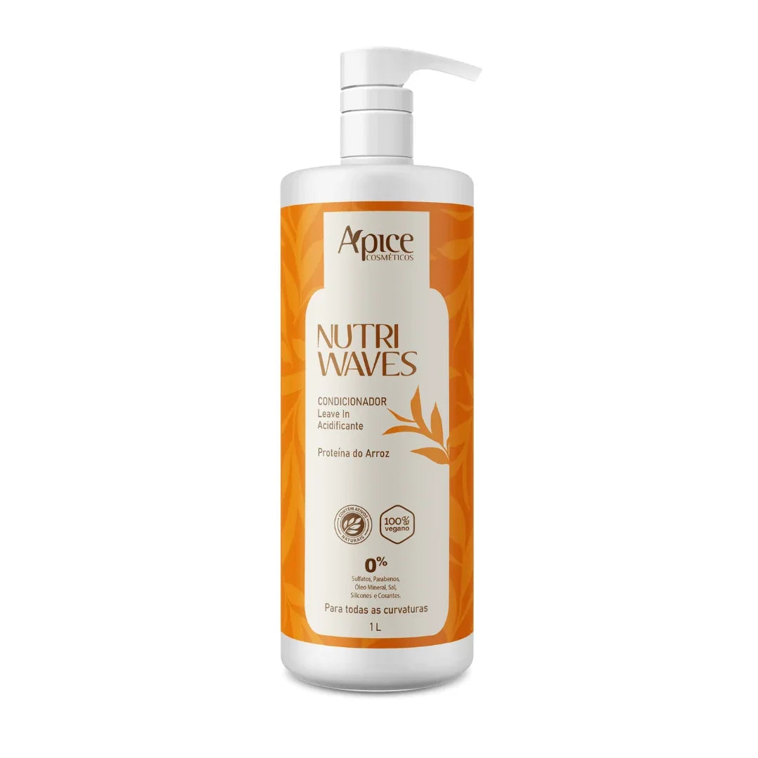 Condicionador Acidificante e Leave In Nutri Waves 1000ML