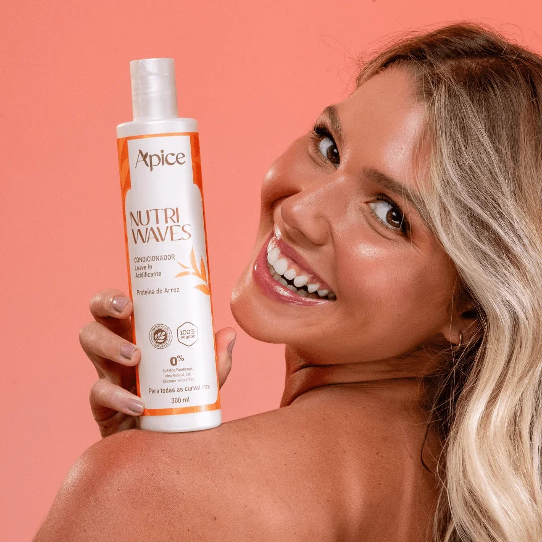 Condicionador Acidificante e Leave In Nutri Waves 300ML