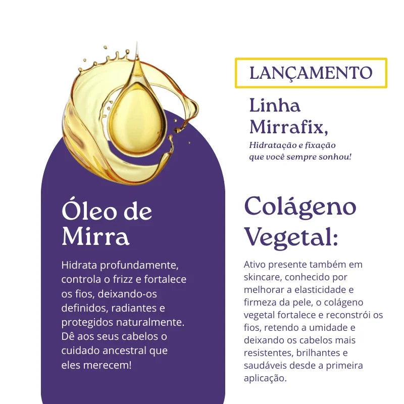 Máscara Hidratante Mirrafix 500g