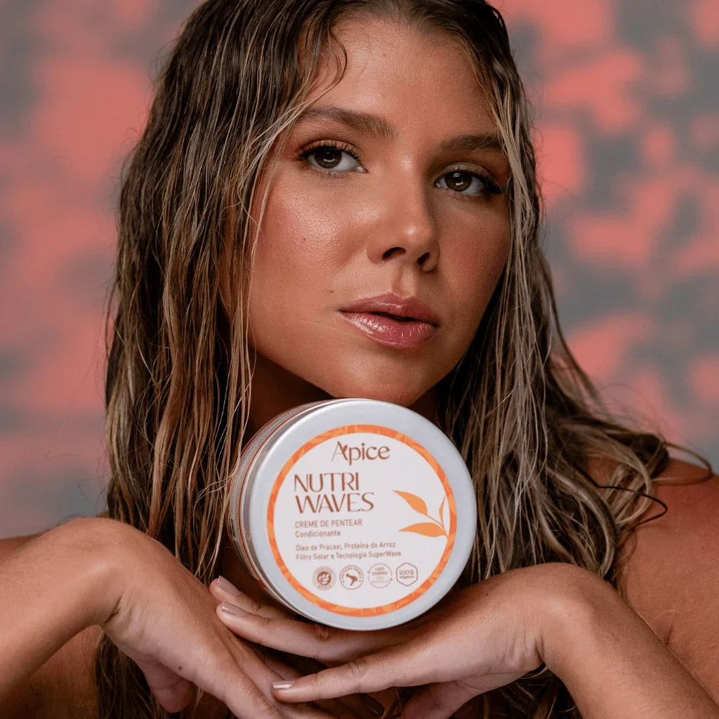 Kit Onduladas Nutri Waves - Shampoo, Condicionador, Máscara e Creme de Pentear (4 ITENS)