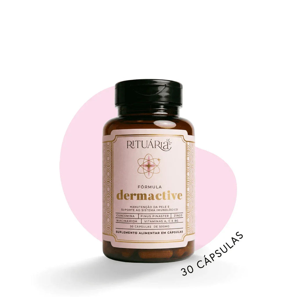 Fórmula Dermactive - 30 dias (Niacinamida Oral + Curcumina +Zinco)