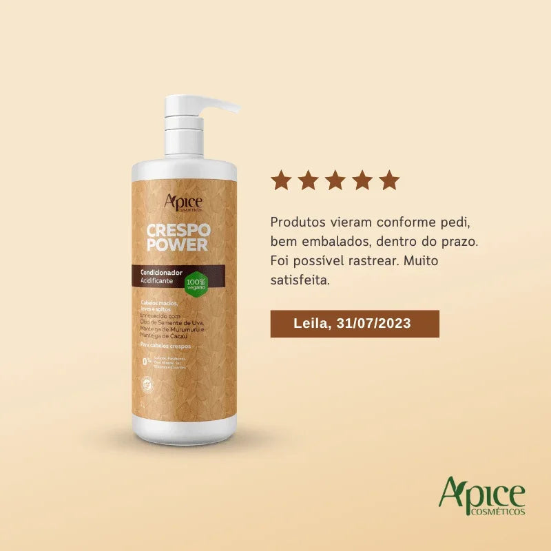 Condicionador Crespo Power Acidificante 1000ml