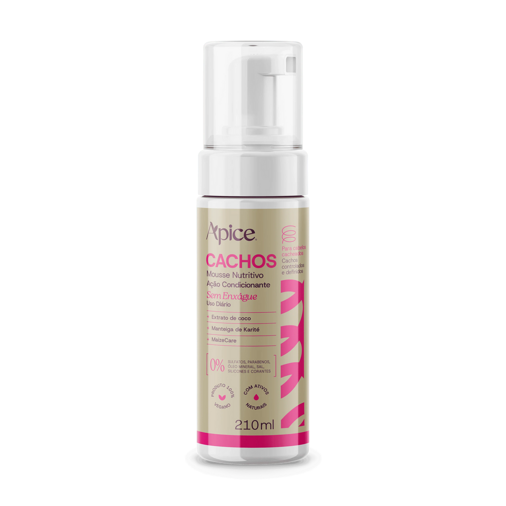 Mousse Nutritivo Cachos Essence 210 ml - Low Poo