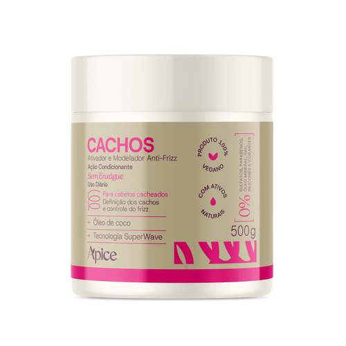 Ativador e Modelador Anti-Frizz Cachos 500g