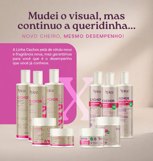 Kit Cachos - Shampoo, Condicionador, Máscara e Ativador (4 ITENS)