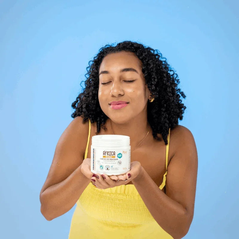 Creme de Pentear África Baobá 500g - No Poo / Low Poo - Ação Condicionante