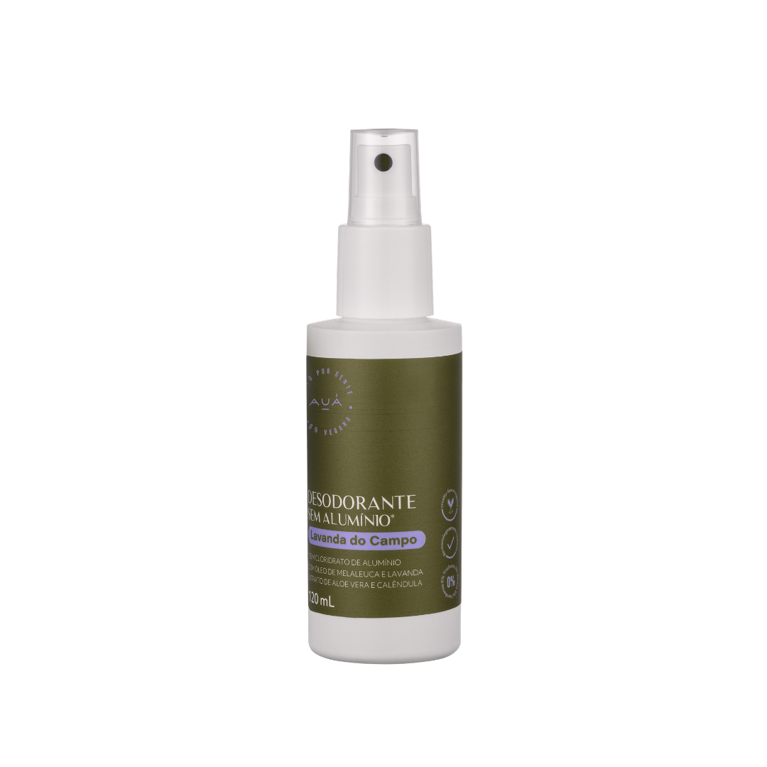 Desodorante Spray AUÁ Lavanda do Campo 120ml