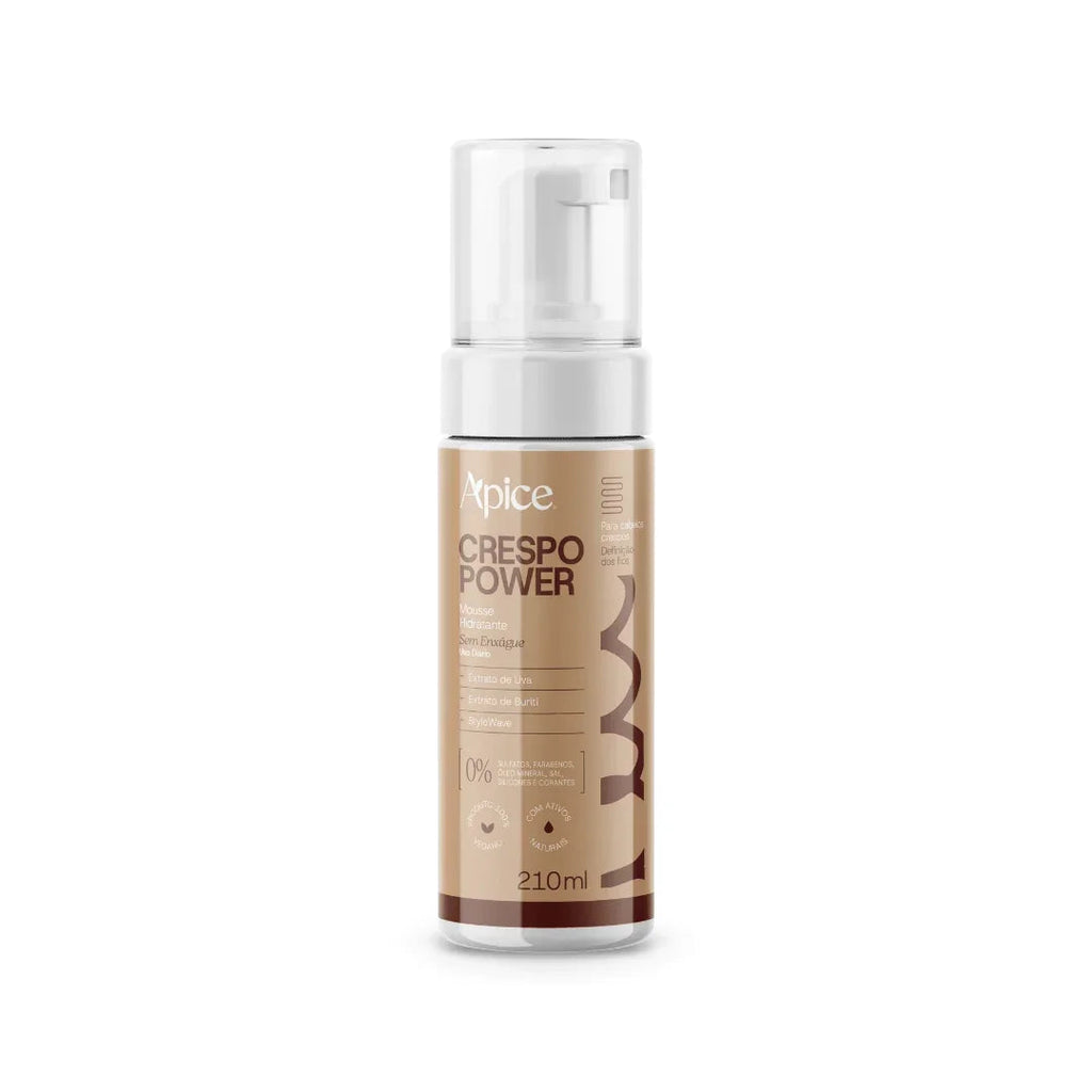 Mousse Hidratante Crespo Power 210 ml - Ação Condicionante