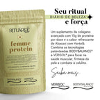 Femme Protein - Colágeno BODYBALANCE® + VERISOL® - Sabor Abacaxi com Hortelã