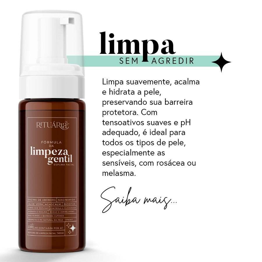 Fórmula da Limpeza Gentil (Mousse Facial / Sabonete Syndet) | 140 ml
