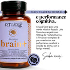 Fórmula Brain+ (Nootrópico para melhora do foco sem cafeína) - 30 dias