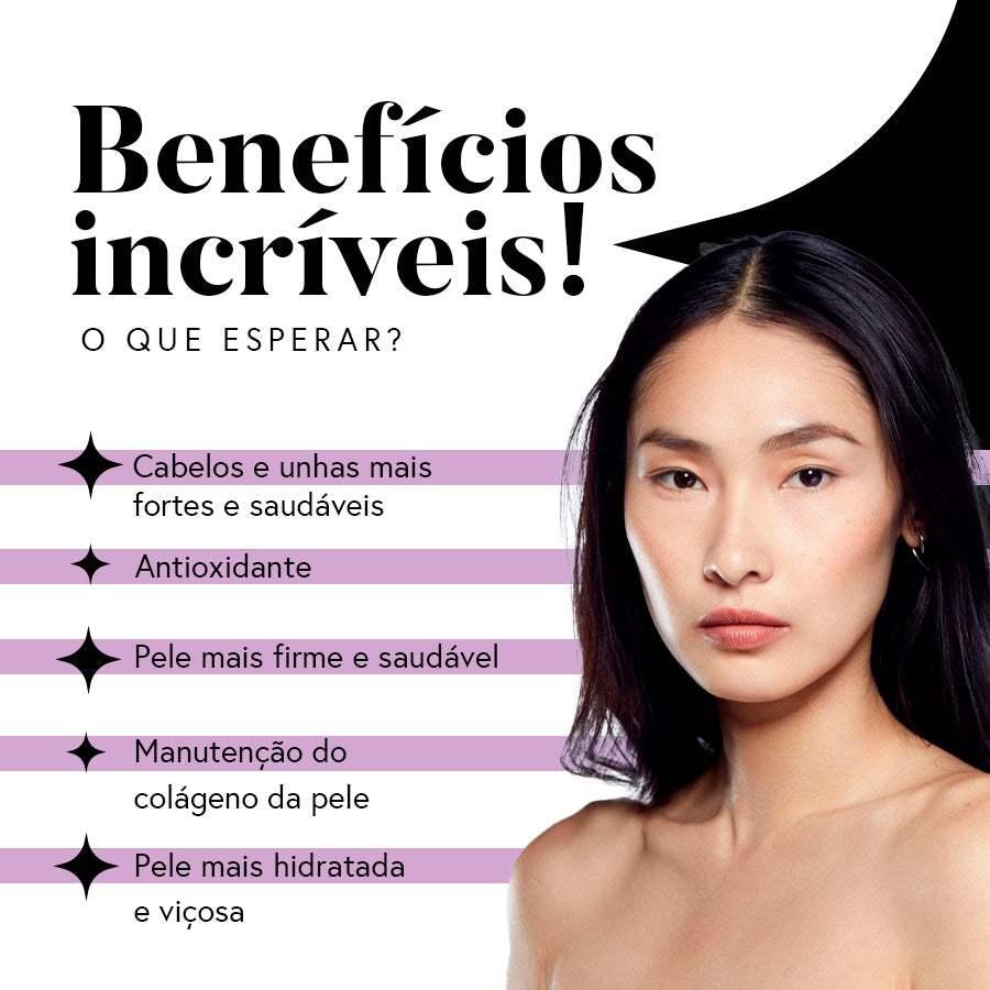 Fórmula Fabulosa (Pele + Unha + Cabelo) - 30 dias