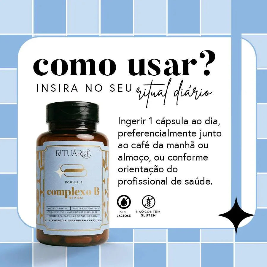 Fórmula Complexo B - 60 dias (60 cápsulas)