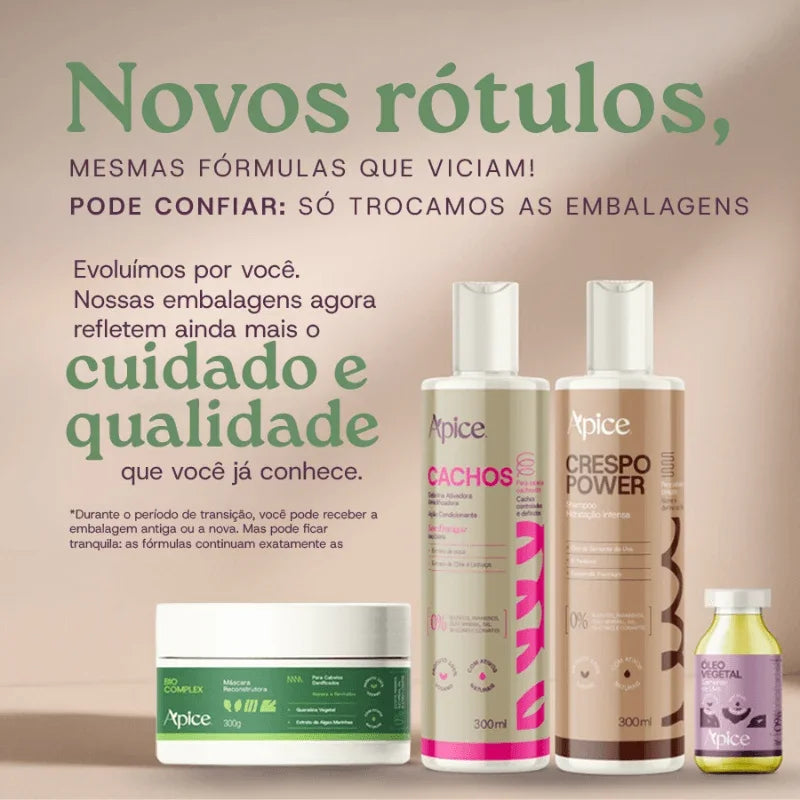 Máscara Crespo Power Umectante Nutritiva 500g - Tratamento Condicionante