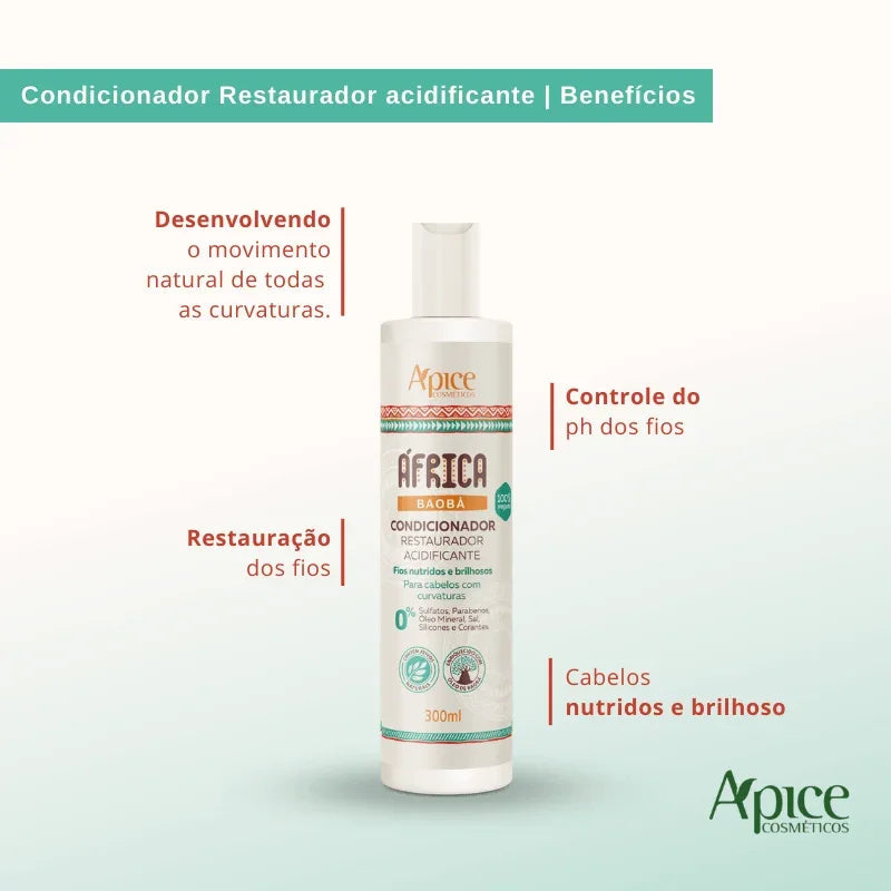 Condicionador África Baobá Restaurador 300 ml