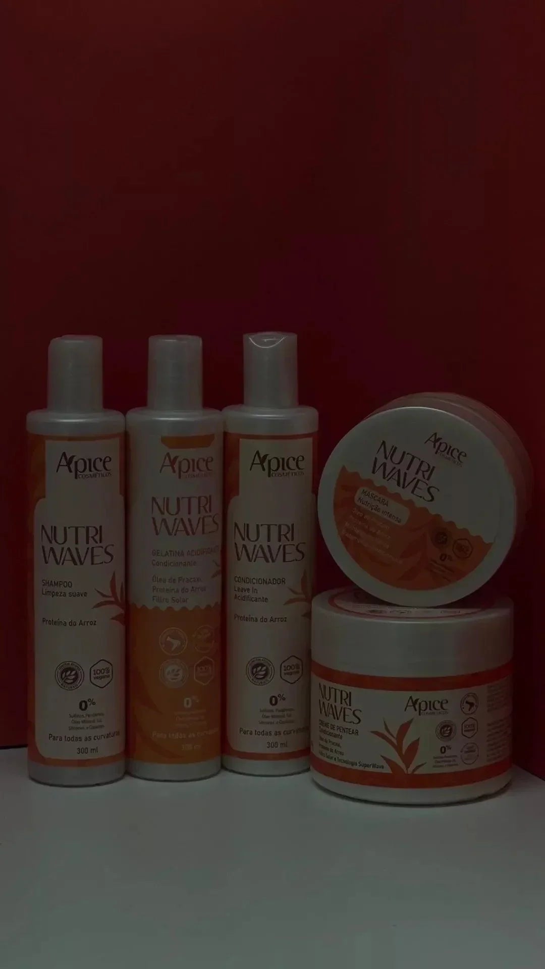 Creme de Pentear Nutri Waves 500g - No Poo / Low Poo - Ação Condicionante